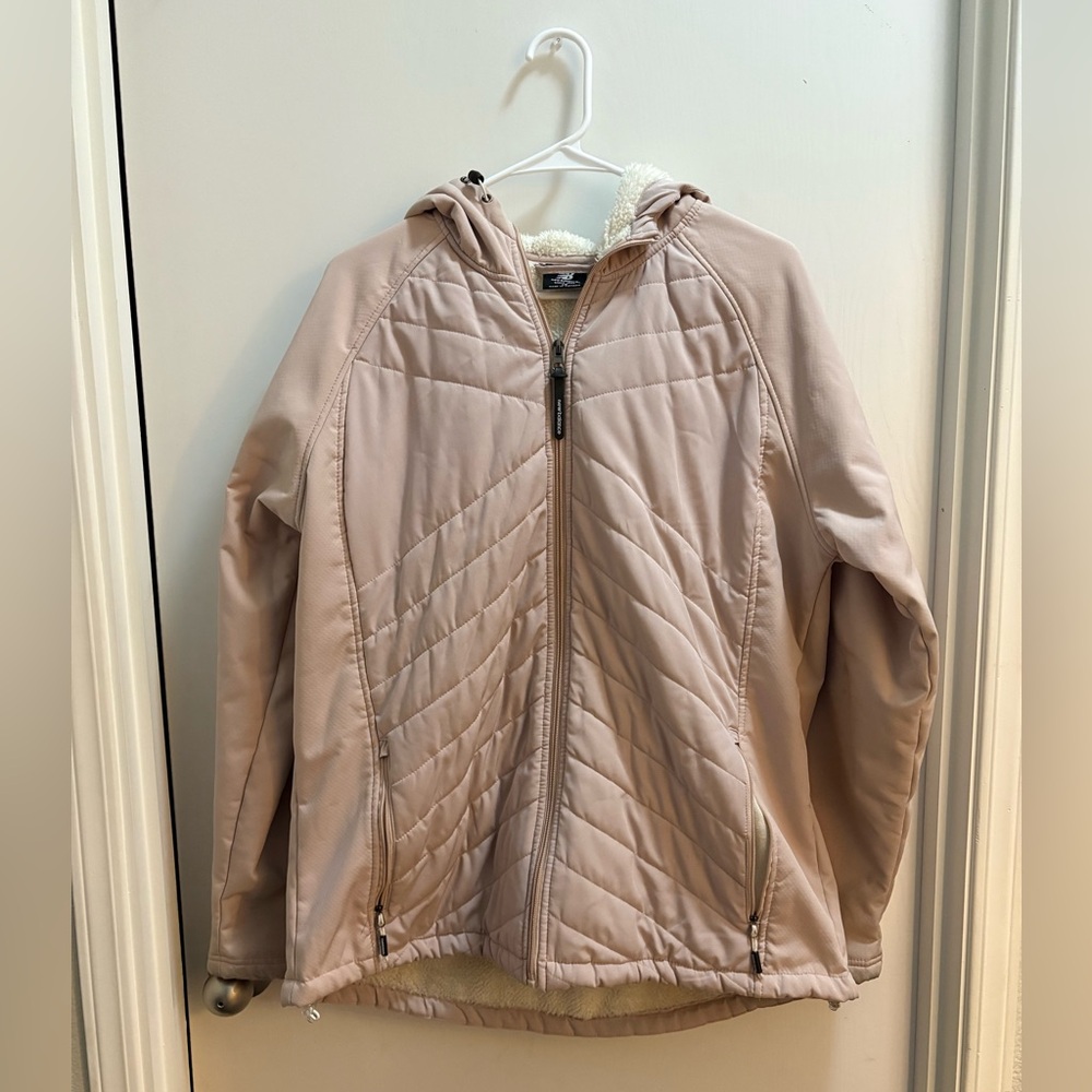 Pink new balance winter coat 1x